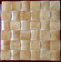 Natural stone Rosin jade marble mosaic rice Jade TV background wall sofa background