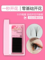 Camellia một giây hoa ghép lông mi từ tính tự động ra hoa trồng lông mi giả tự nhiên mềm bờm dày keo gắn mi