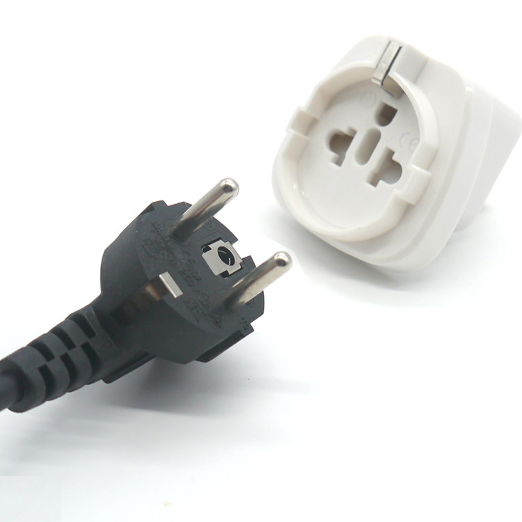 South Korea's France, Germany Italy's European appliances convert plug in China with German label Eurolabel jack