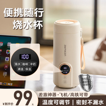 Portable electric hot water cup 316l travel water cup mini office small electric cup heating insulation kettle