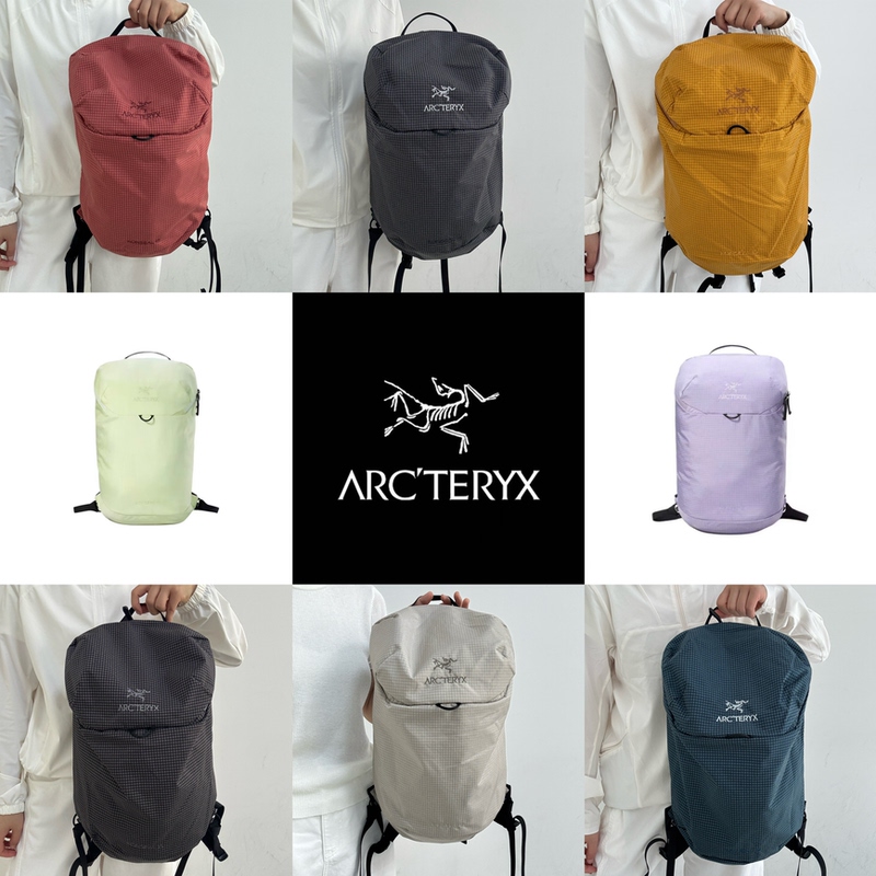 Arcteryx Konseal 15L Lightweight Plaid Backpack Outdoor Sports Waterproof Mountaineering Bag