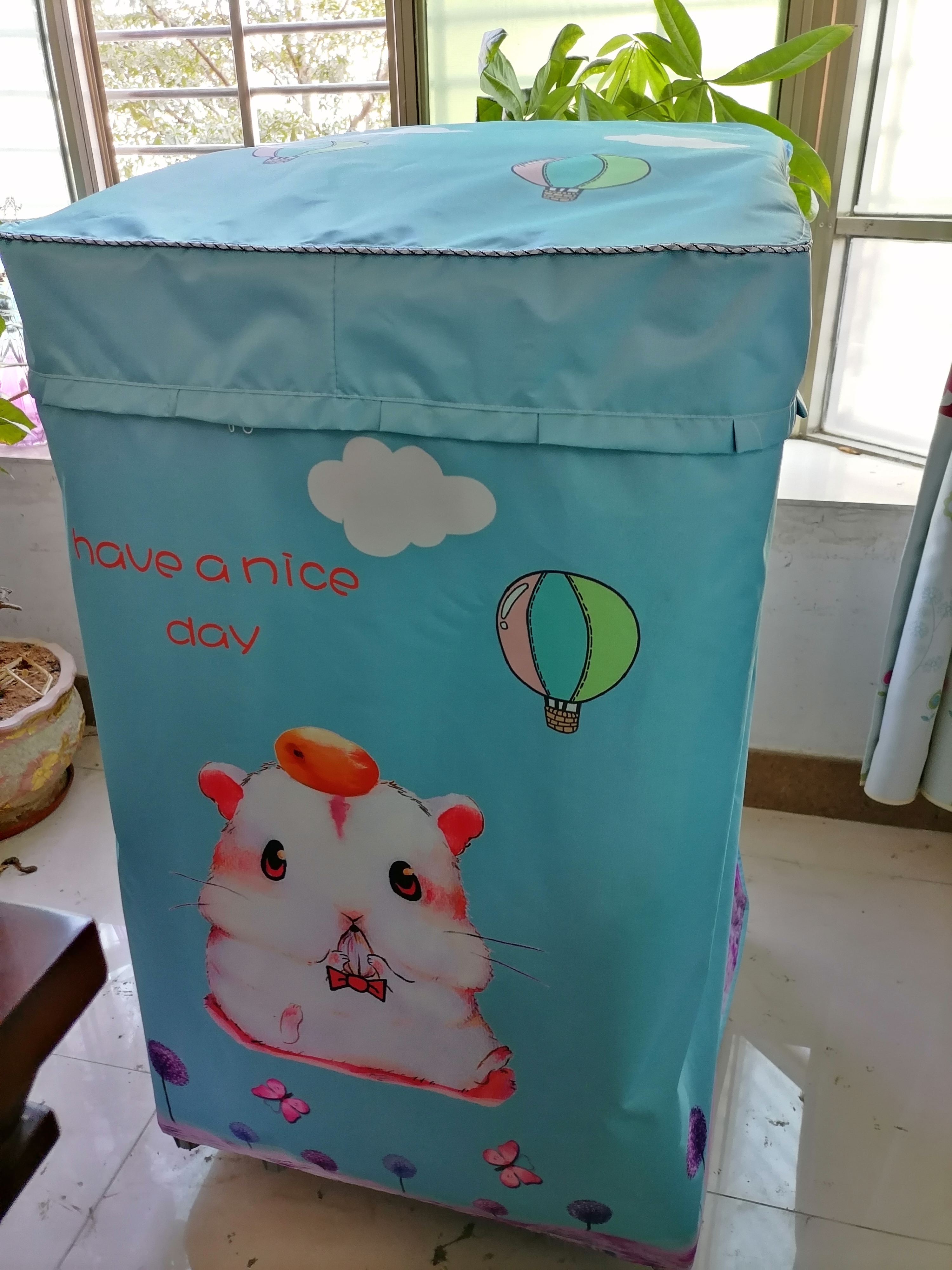 Straight drum washing machine cover guaranteed quality waterproof and dust-proof washing machine hood minimalist modern sun protection wave wheel fully automatic-Taobao