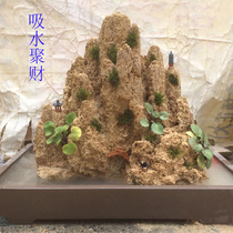 Small bonsai water absorbent stone bonsai bonsai rockery rockery bonsai 25 to 40cm Basin
