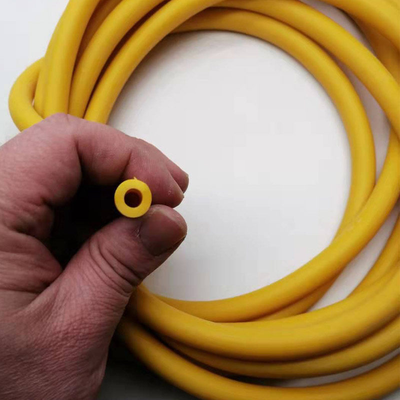 5 * 10mm plus coarse high elastic fitness latex tube physical training Rally rehab medical leather fascia rope