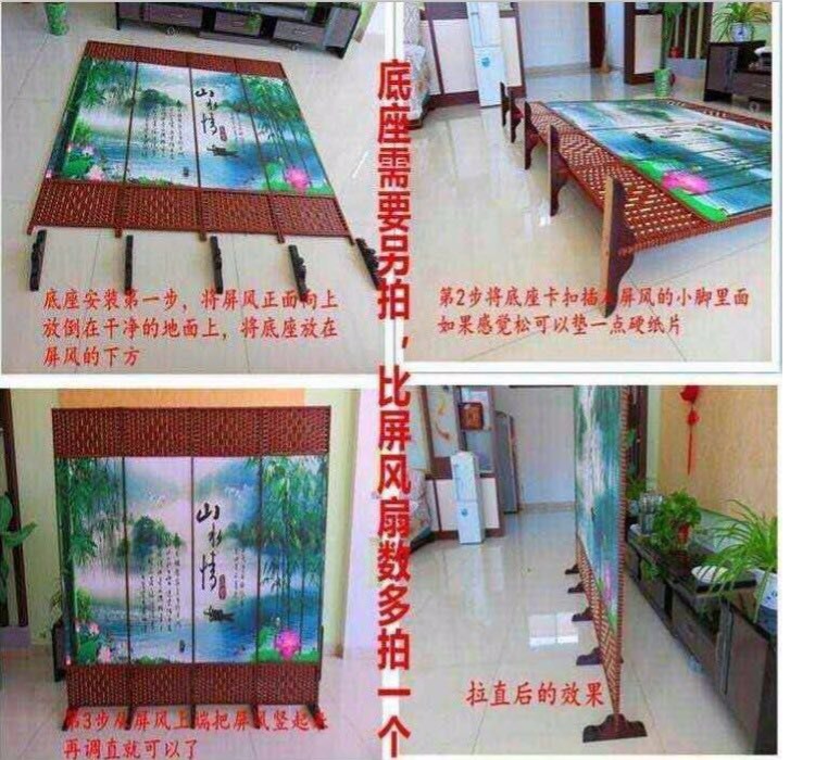 Trung Quốc màn hình vải vách ngăn phòng khách di động màn hình gấp đơn giản hiện đại gấp đơn giản hiên đẹp thẩm mỹ viện khách sạn - Màn hình / Cửa sổ vach ngan phong khach dep