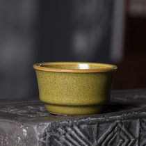 Gold Jianming Tea Foam Cups of Chinese Ceramics Pure color Pink Tea Cup Gongfu Tea with Longquan Porcelain Master Cups