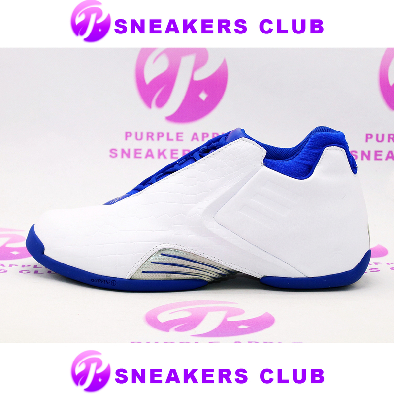 Adidas T-Mac 3 2008Re Magic Home Edition Tmac3 White and Blue Mcgrady 3 International Version Blue Bottom