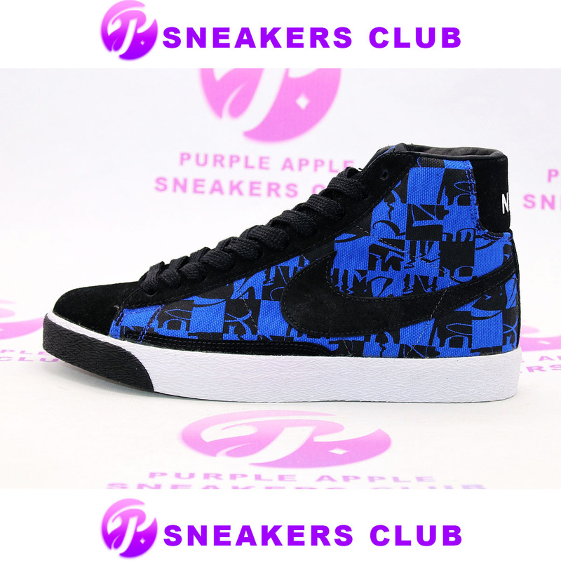 Nike Blazer Stussy X Neighborhood Black and Blue Joint Plaid 332286-401