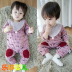 Sơ sinh mùa đông jumpsuit đông nam nam nữ 0 tuổi Quần áo trẻ em 1-3-6 tháng quần áo mùa đông cộng với nhung Hàn Quốc phiên bản mới body dài tay cho bé gái Áo liền quần
