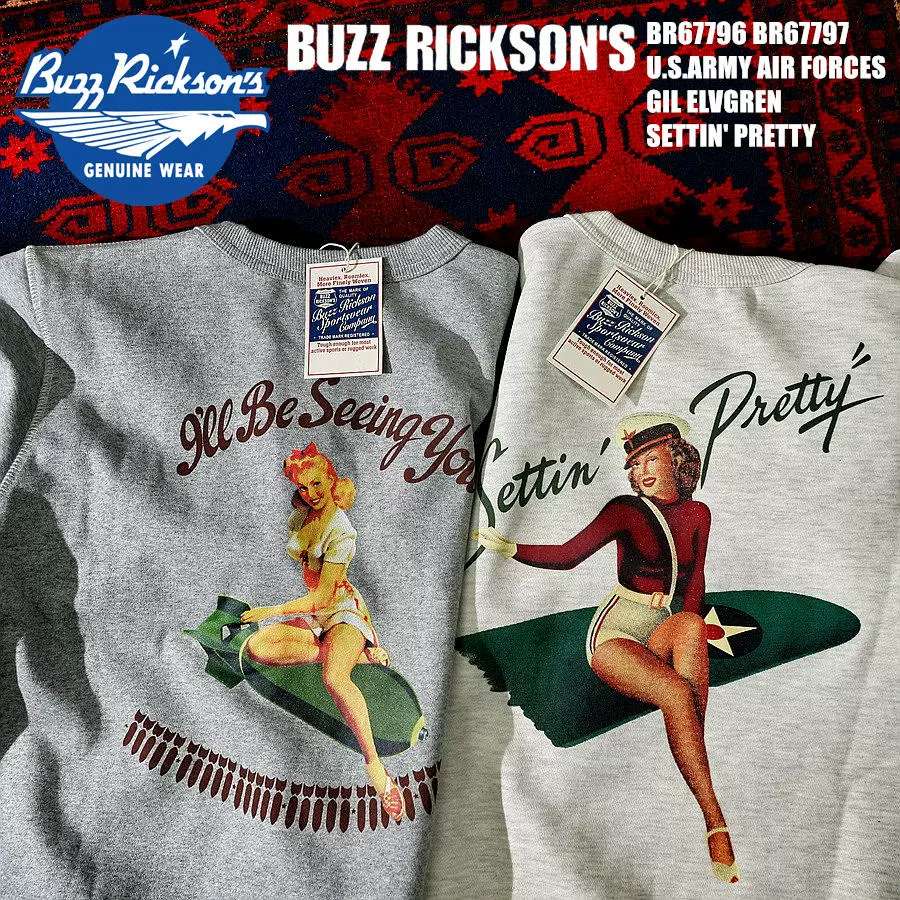 Бесплатная доставка! Нет в наличии две толстовки в стиле Weaver Sweatshirts от Buzz Rickson's Lucky God
