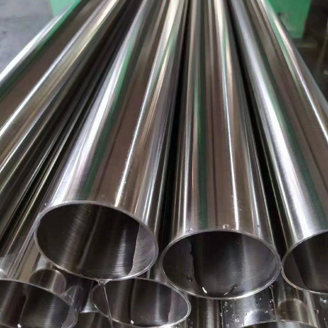Stainless steel chimney pipe thickened hollow round pipe sanitary pipe drop pipe decorative pipe industrial round pipe-Taobao