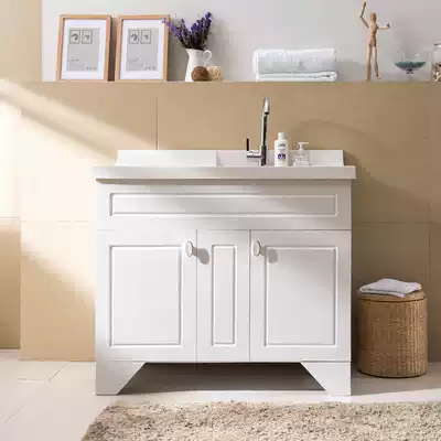 Balcony stone laundry pool with washboard floor double groove washbasin laundry table full stone can be customized washing wardrobe outdoor sunscreen