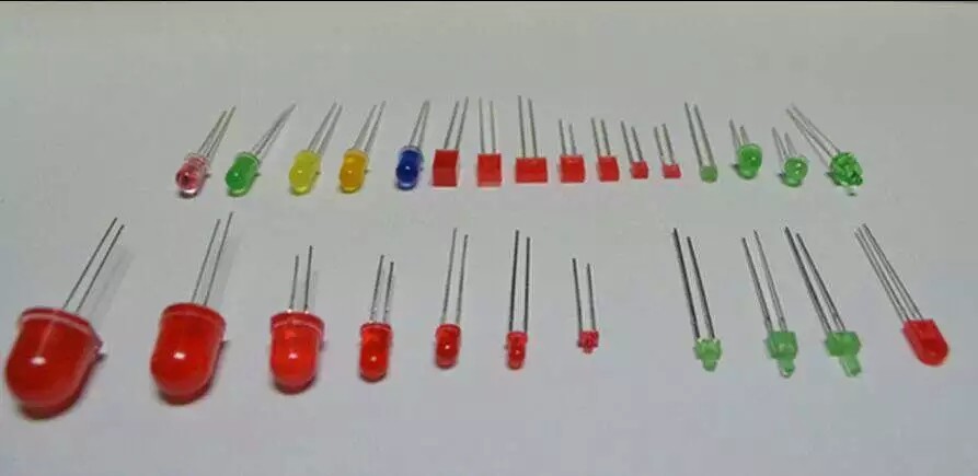 定做各种直插LED灯珠 F3 F5 F8 F2 F10红 黄 蓝 绿 白透明雾面