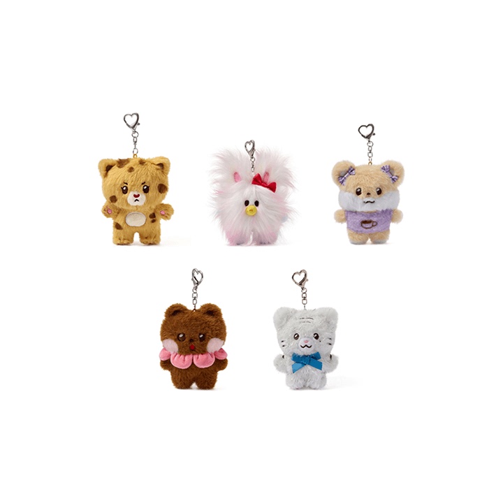 【Illit】2Nd Anniversary Official Doll Standing Plush Keychain Wonhee Moka Minju Plush Toy 【Illit】2Nd Anniversary Official Doll Standing Plush Keychain Wonhee Moka Minju Plush Toy