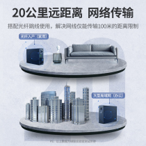 Green Union Fiber Transceiver Drill Gigabit Single Mode Single Core to Network Line Interface 20km 100 Gigabit Ethernet po