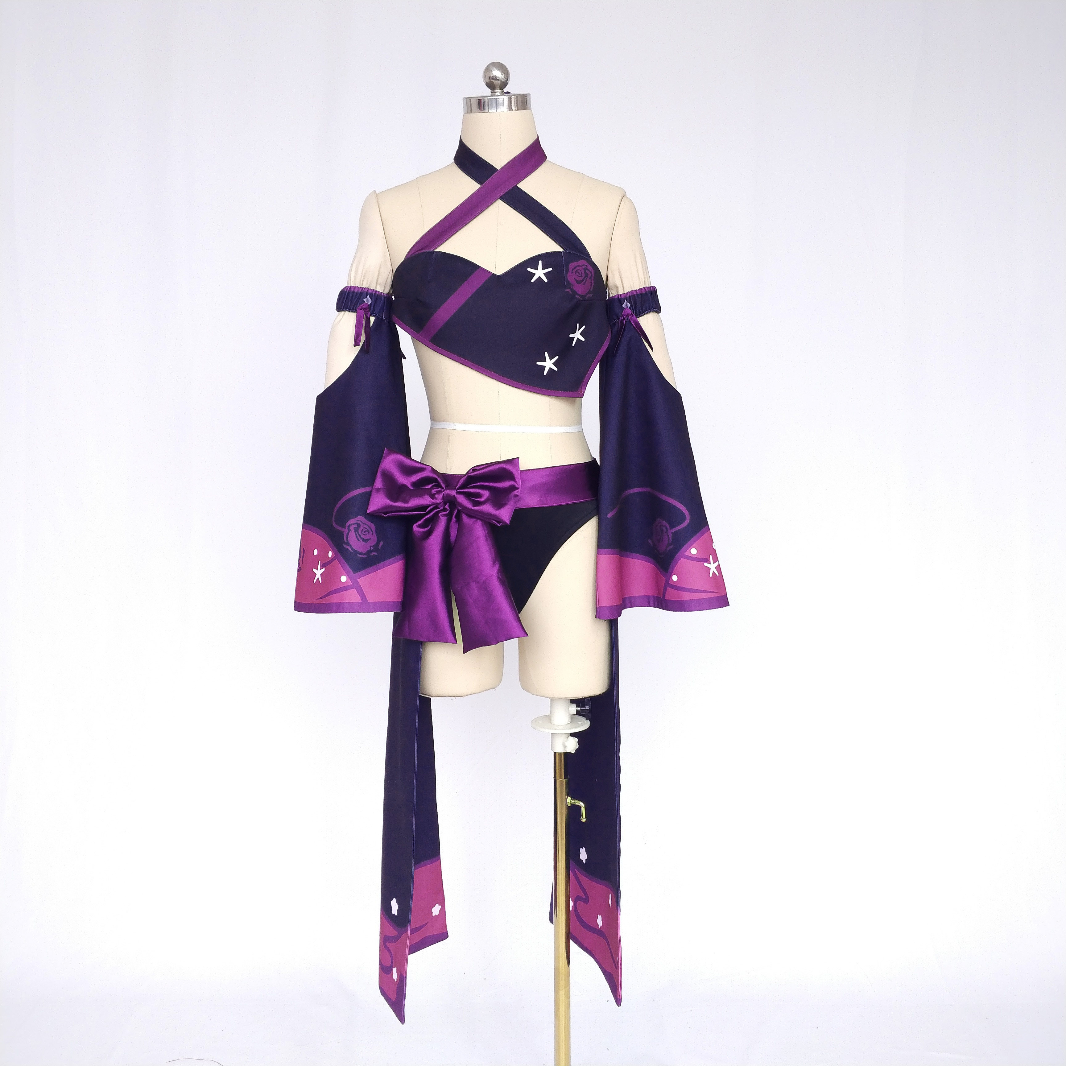 ff14cos Space Warriors 14cos Purple Water Palace Purple Hydrology COSPLAY COSTUME