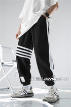 Boy CUHK Tong Chun Autumn Pants Long Pants 2022 Home Treasure Fashion Tide Card Pure Cotton Knit Increased Leisure Loose