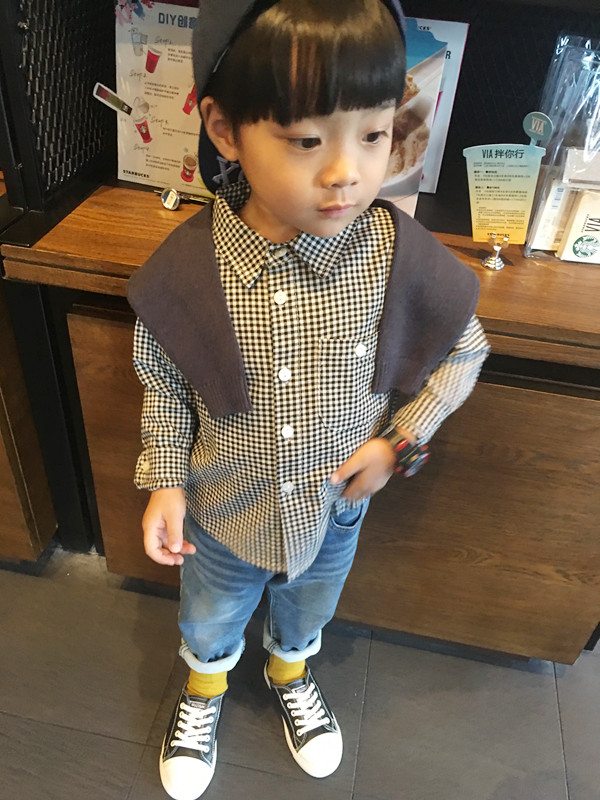 Chemise enfant à manche longue - Ref 2083685 Image 21