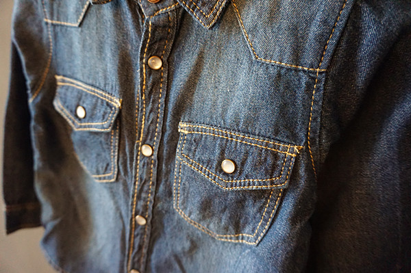 Chemise enfant à manche longue en toile - Ref 2083231 Image 10