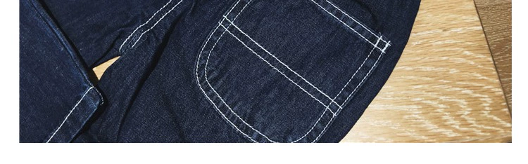 Quần jeans của trẻ em Bangchai mùa thu quần dài vừa và nhỏ cho trẻ em quần mỏng lỏng lẻo quần nam và nữ quần bé hoang dã