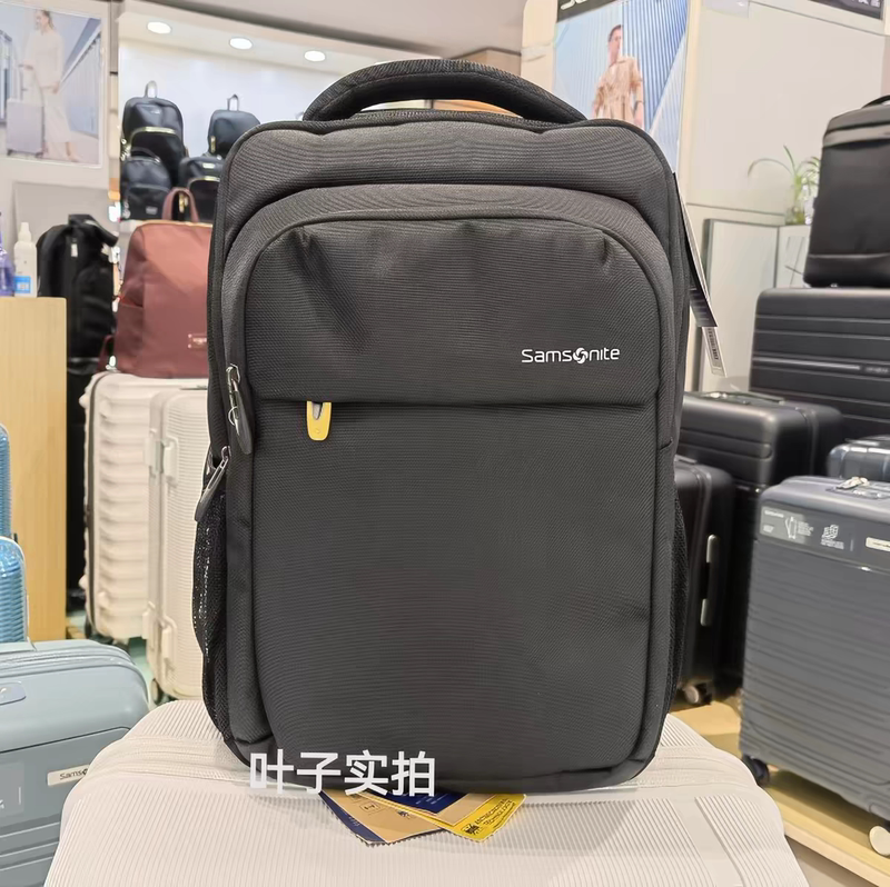 Samsonite Backpack Ultra-Light Casual Men's and Women's Commuting Travel Computer Bag Student Backpack 96Q