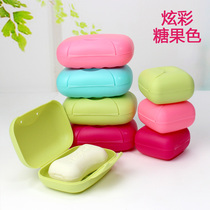 Travel handmade soap box creative waterproof soap box with cover portable sealed lock soap box without water leakage