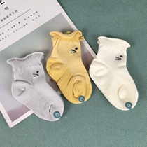 3 pairs of spring and summer baby mesh socks men and women baby thin roll mouth socks newborn small socks without bones