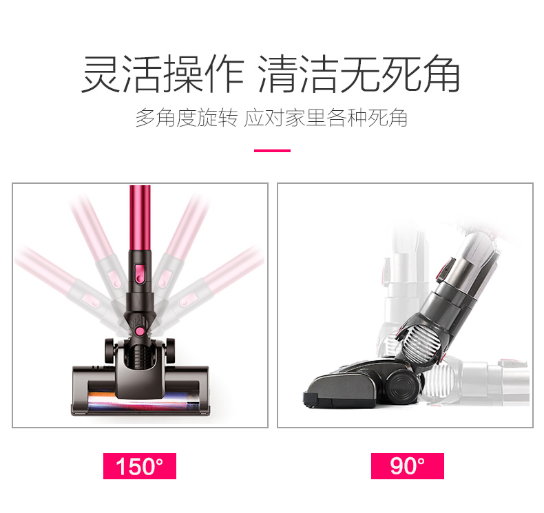 Đức Avino A219 máy hút bụi nhỏ không dây có thể sạc lại xe gia đình không dây cầm tay mite im lặng - Máy hút bụi robot hút bụi xiaomi