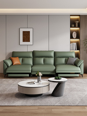 Функциональные диван 电动功能沙发组合三人位家庭影院极简意式轻奢可调节头层皮沙发