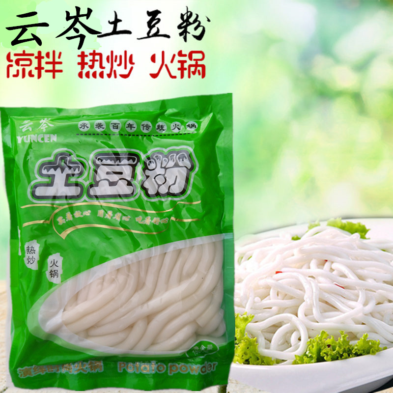 Sichuan specialty Yuncen potato flour 180gx100 bags of cold mixed fire stir-fried spicy hot pot skewers skewers multi-purpose