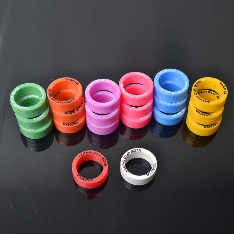 Four-wheel drive lettering flat leather thick medium diameter printing tire with nine-color tire aluminum alloy wheel hub