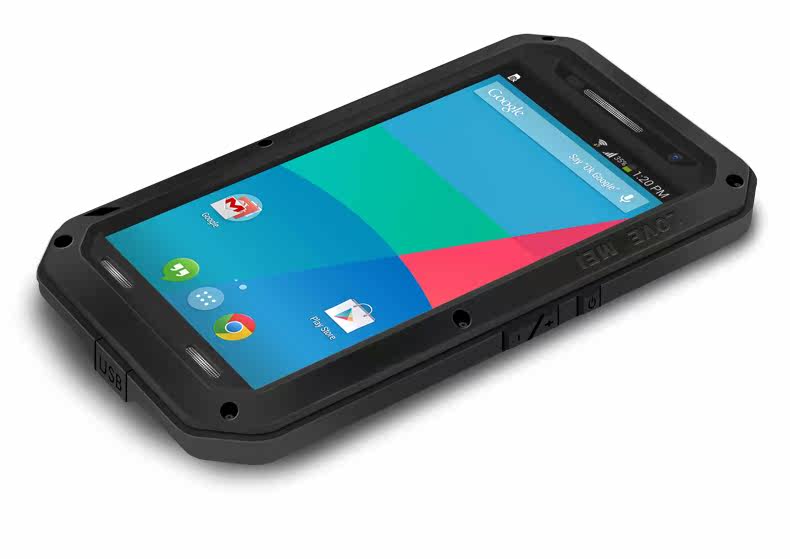 LOVE MEI Powerful Water Resistant Shockproof Aluminum Metal Case Cover for Moto Nexus 6