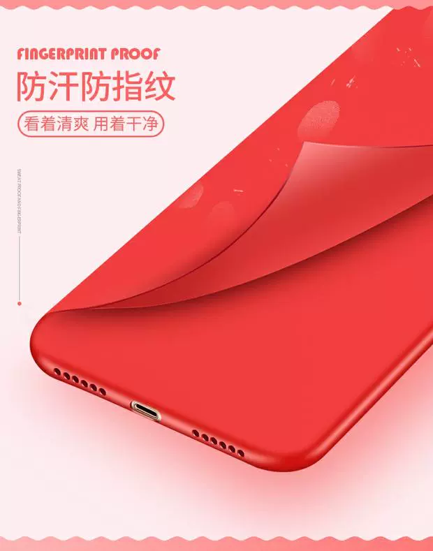 Thích hợp cho Apple 7plus ốp lưng điện thoại di động iPhone7 silicone iPhone8 phụ nữ bao gồm tất cả các giá đỡ vòng mới - Nhẫn