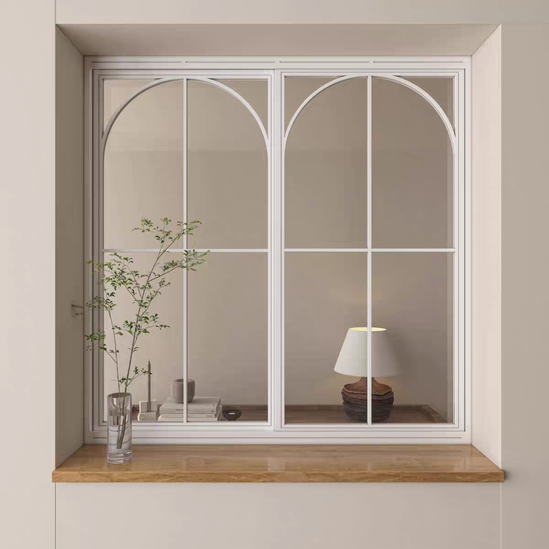 French-Style Extremely Narrow Window Interior Partition Sliding Window Curved Art Decoration Casement Living Room Room Fake Window Bathroom
