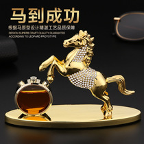 Car Pendulum Piece A Deer Ping An Alloy Perfume Seat Horse to Success Small in-car Decorations Incense high-end on-board