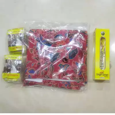 Postpartum repair treatment set Indonesian powder private fumigation tie belly belt stone ancient method belly