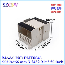 Supply instrument controller plastic housing guide rail mounting box PLC industrial control box electrical box 90x74x66