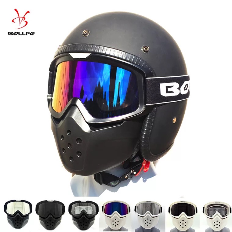 Locomotive goggles windproof riding glasses electric off-road retro Harley locomotive Helmet helmet riding mask goggles