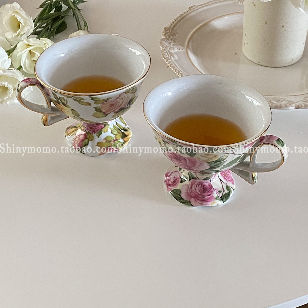 Shinymomo Stock Ceramic Mug Coffee French Coffee Cup Saucer Saucer