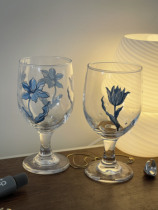 Shinymomo Method Type Tulip Retro Glass Wine Glass Red Wine Champagne Bubble Juice Cup