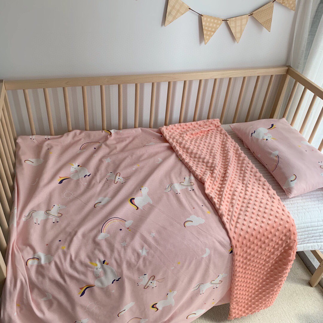 Baby blanket baby blanket spring and autumn baby air conditioning cover all cotton summer children's kindergarten quilt