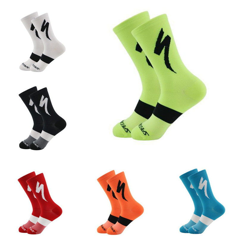 Unisex outdoor sports socks Sweat absorbing breathable running mountaineering Cycling socks Football basketball socks Lightning socks
