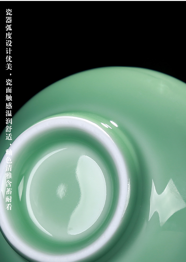 Rượu vang cổ men men trắng rượu vang quà tặng đặt một chén rượu decanter rượu vang vàng sake nồi rượu vang nhỏ hầm rượu - Rượu vang ly vang đỏ