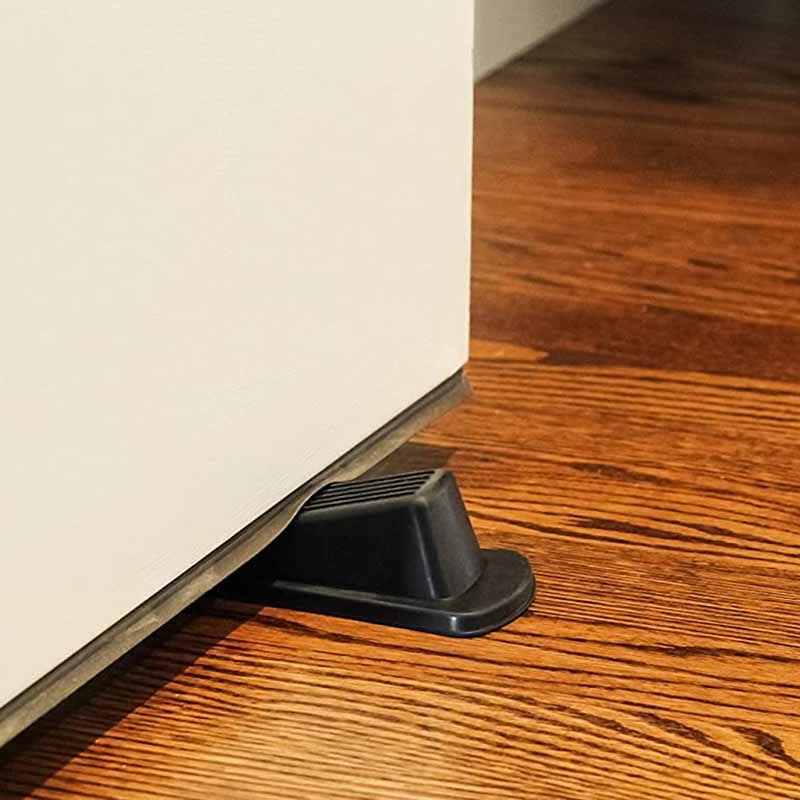 Removable door plug Nail Free Rubber Door Stopper Office Door Stopper Anticollister Bumper anti-wind room door bottom anti-clamp