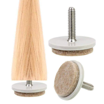 Hot sale bottom with felt adjustable feet Adjustable table and chair foot pad Wear-resistant silencer Floor protection pad adjustment screw