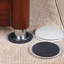 Hot sale Sliding anti-wear pad EVA felt foot pad Big furniture mobile sliding pad Carpet floor round moving pad