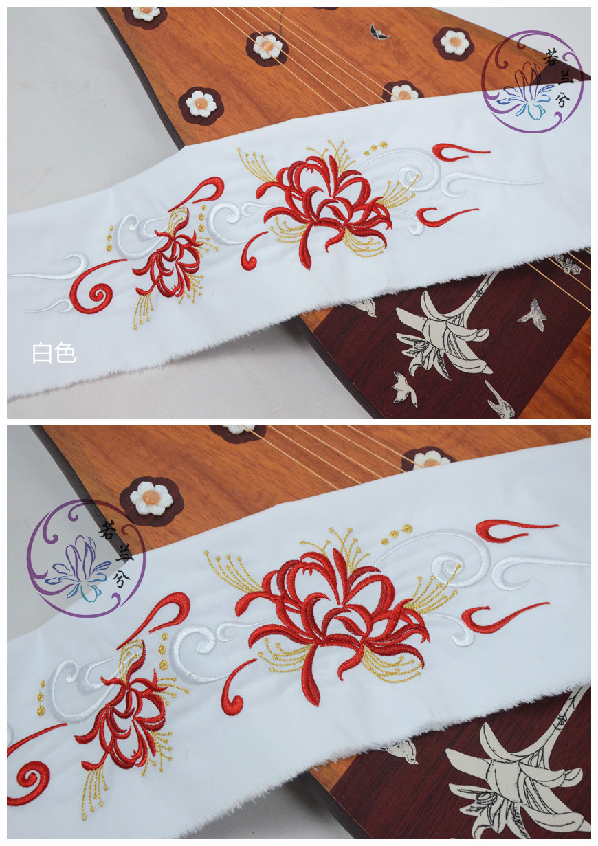 [忘 川] Bianhua thêu Hanfu gốc Vải Manzhu Shahua Hanfu Ribbon Ribbon Homzi Cozi - Vải vải tự làm vải cotton thô