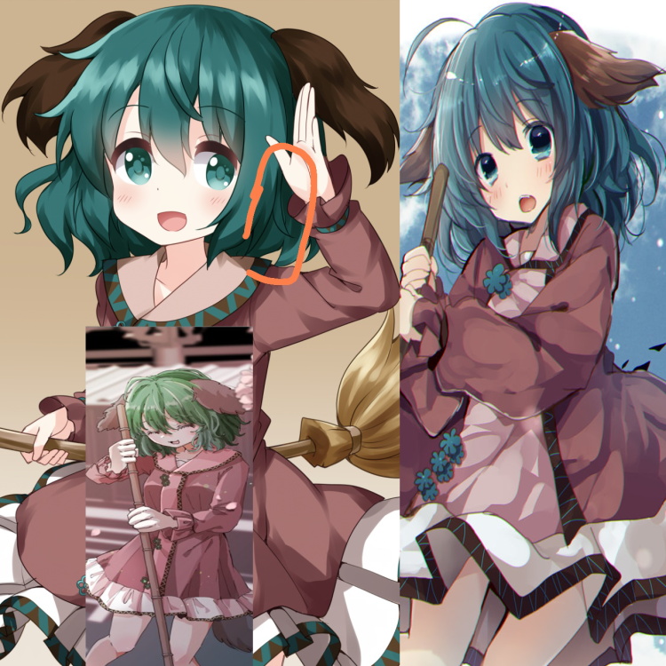 定製動漫假髮cosplay東方project 幽谷響子m型瀏海微卷短髮假毛