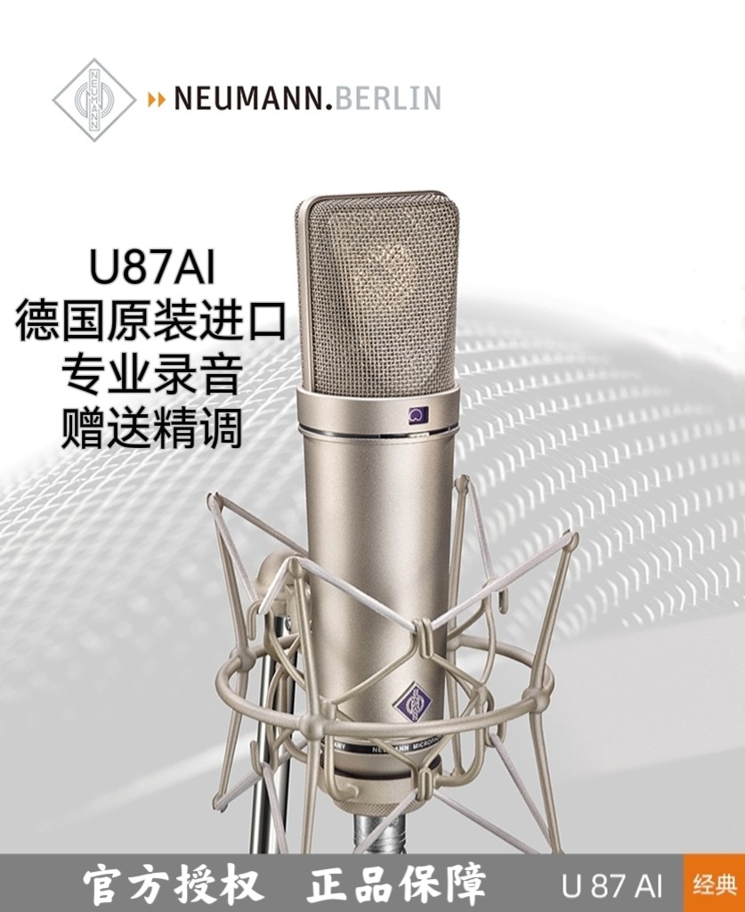 NEUMANN Nosoundman U87 capacitive microphone professional recording studio microphone anchor live recording device