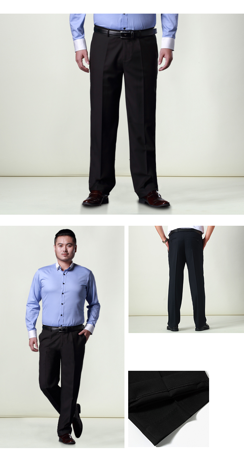 Zhaorui size lớn quần tây nam mùa hè mỏng cộng với phân bón để tăng mỡ lỏng lẻo thẳng phù hợp với quần béo quần âu